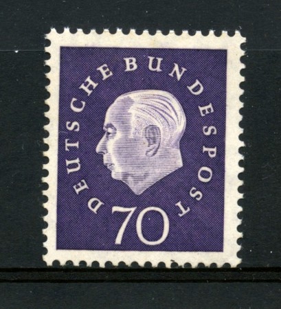 1959 - GERMANIA FEDERALE - 70p. COMPLEANNO HEUSS - NUOVO - LOTTO/30837