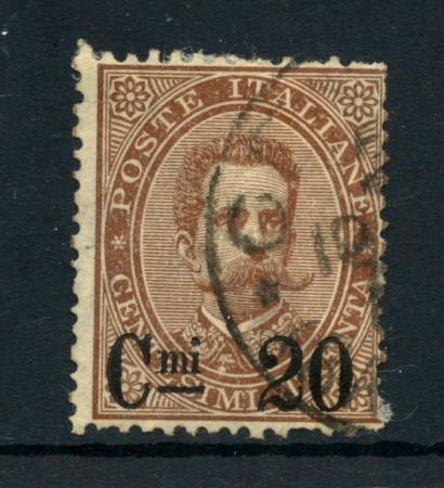 1890 - REGNO - 20c. su 30c. BRUNO UMBERTO I° - USATO - LOTTO/26442