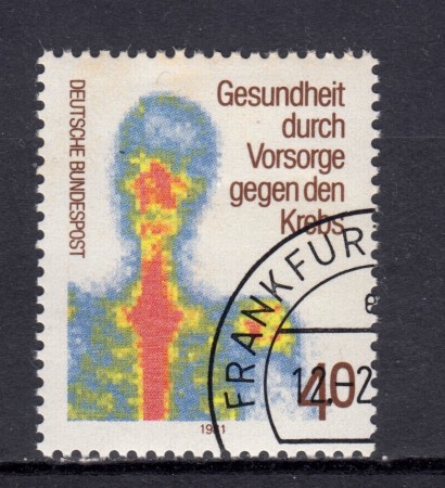 1981 - GERMANIA FEDERALE - PROTEZIONE DELLA SALUTE - USATO - LOTTO/31408U