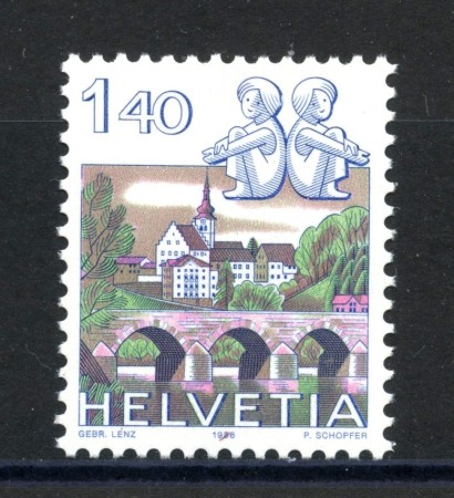 1986 - SVIZZERA - LOTTO/39473 - 1,40 Fr. ZODIACO - NUOVO