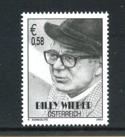2003 - AUSTRIA - LOTTO/41949 - BILLY WILDER - NUOVO