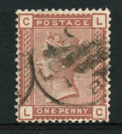 1880 - LOTTO/11297 - GRAN BRETAGNA - 1p. BRUNO ROSSO  POSIZ. CL - USATO