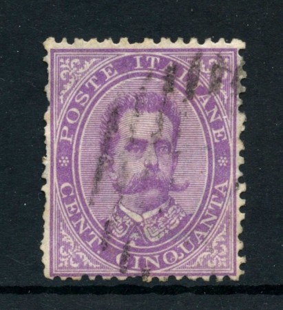 1879 - REGNO - 50 cent. VIOLETTO RE UMBERTO I° - USATO - LOTTO/26432