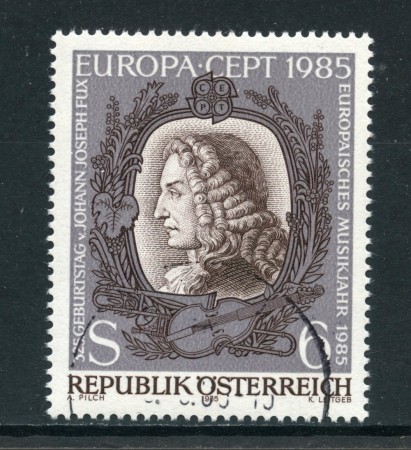 1985 - AUSTRIA - EUROPA - USATO - LOTTO/28346