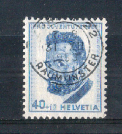 1953 - LOTTO/SVI543U - SVIZZERA - 40+10c. PRO JUVENTUTE - USATO