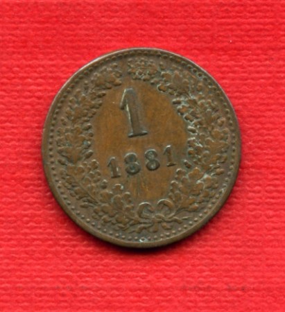 1881 - LOTTO/M20663 - AUSTRIA - 1 KREUZER