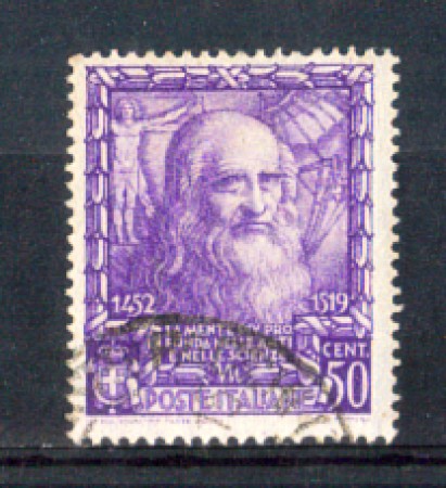 1938 - LOTTO/REG443U - REGNO - 50c. PROCLAMAZIONE IMPERO - USATO