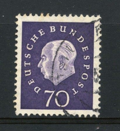 1959 - GERMANIA FEDERALE - 70p. COMPLEANNO HEUSS - USATO - LOTTO/30837U