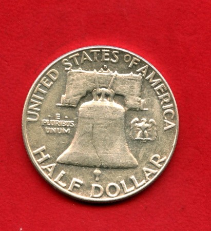 1963 - STATI UNITI - LOTTO/M47554 - 1/2 DOLLARO ARGENTO B. FRANKLIN