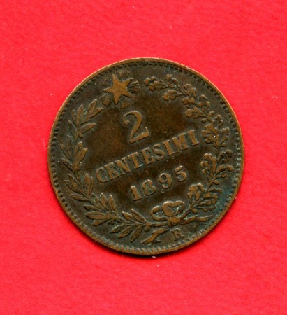 1895 - REGNO - LOTTO/M42781 - 2 CENTESIMI UMBERTO I°