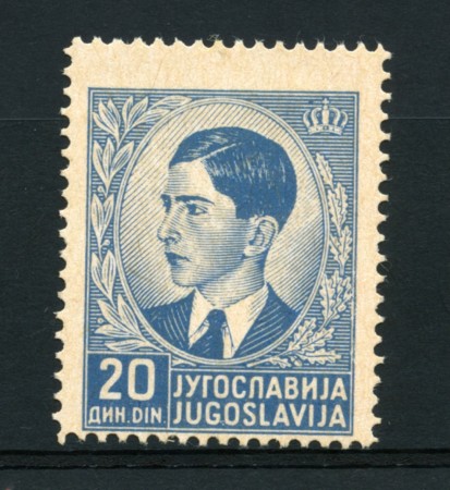 1939/40 - LOTTO/15104 - JUGOSLAVIA - 20d. EFFIGIE DEL RE - NUOVO