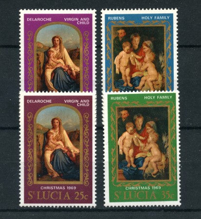 1969 - ST. LUCIA - LOTTO/22366 - NATALE 4v. - NUOVI
