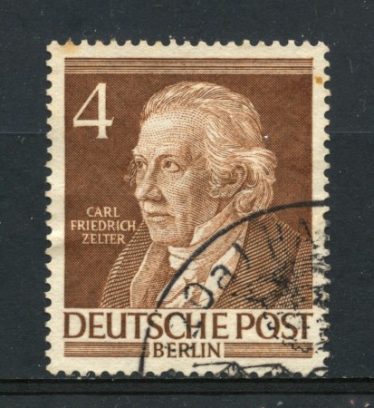 1952/53 - BERLINO - 4p. ZELTER - USATO - LOTTO/31036