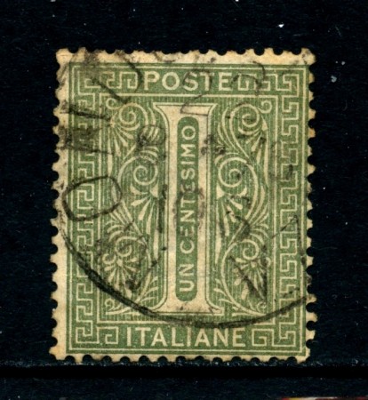 1863 - REGNO - 1 cent. TIRATURA DI LONDRA - USATO - LOTTO/26386