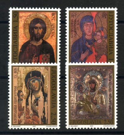 1997 - JUGOSLAVIA - ICONE DEL MONTE ATHOS 4v. - NUOVI - LOTTO/35480