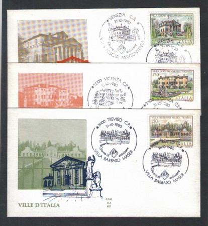 1980 - LOTTO/6729Z - REPUBBLICA  - VILLE D'ITALIA - FDC