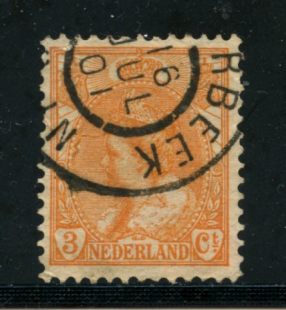 1898 - LOTTO/21268 - OLANDA - 3 cent. ARANCIO - USATO