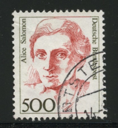 1989 - LOTTO/12486 - GERMANIA - 500p. DONNE CELEBRI - USATO