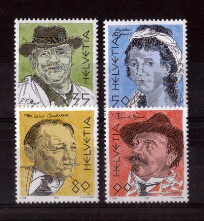 1990 - LOTTO/SVI1352CPN - SVIZZERA - RITRATTI 4v. - NUOVI
