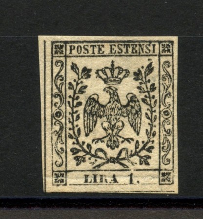1853 - DUCATO DI MODENA - LOTTO/40219 - 1 Lira BIANCO - T/L
