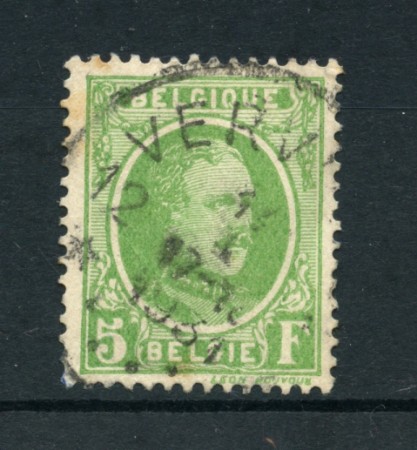 1927 - LOTTO/21515 - BELGIO - 5 Fr. VERDE - USATO