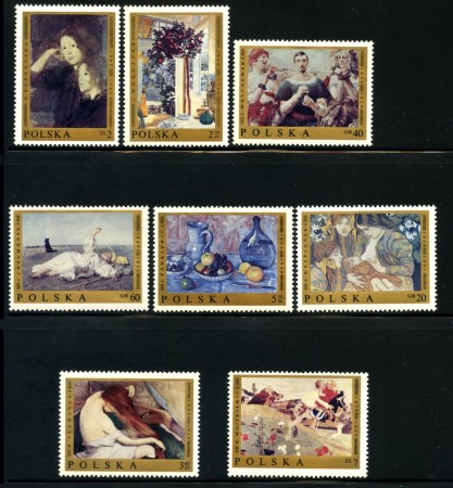 1969 - POLONIA - QUADRI 8v. - NUOVI - LOTTO/32771