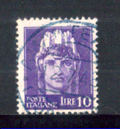 1945 - LOTTO/LUO542U - LUOGOTENENZA - 10 LIRE VIOLETTO - USATO
