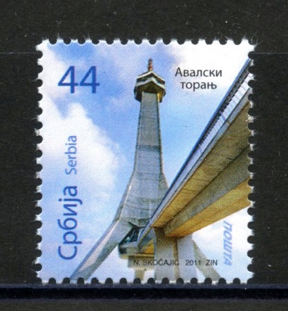 2011 - SERBIA REPUBBLICA - TORRE DELLA TELEVISIONE - NUOVO - LOTTO/35167