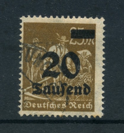 1923 - LOTTO/17867 - GERMANIA REICH - 20t. su 25m. BISTRO - USATO