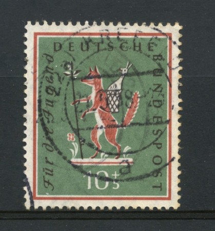 1958 - GERMANIA FEDERALE - 10p. PRO GIOVENTU' - USATO - LOTTO/30826U