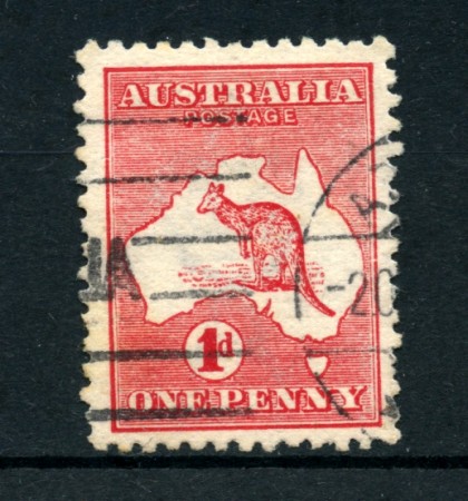 1912/19 - LOTTO/21530B - AUSTRALIA - 1d. ROSSO - USATO