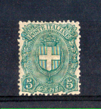 1896 - LOTTO/REG67L - REGNO - 5 cent. STEMMA - LING.
