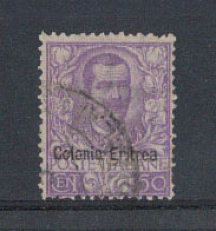 1903 - LOTTO/ERIT27UB - ERITREA - 50c. LILLA - USATO