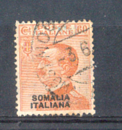 SOMALIA - 1926/30 - 60c. giallo bruno Usato - Lotto/Somalit98U