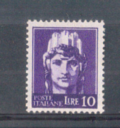 1945 - LOTTO/LUO535N - LUOGOTENENZA - 10 LIRE VIOLETTO - NUOVO