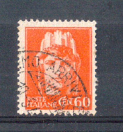 1945 - LOTTO/LUO539U - LUOGOTENENZA - 60c. ARANCIO - USATO