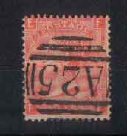 1865 - LOTTO/3533 - GRAN BRETAGNA - 4p. ROSSO ARANCIO - TAV. 13