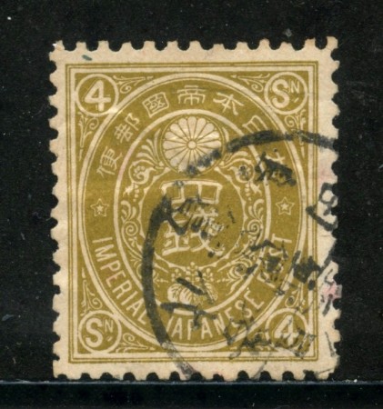 1888/92 - GIAPPONE - 4s. BISTRO OLIVA - USATO - LOTTO/29654