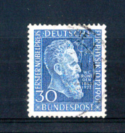 1951 - LOTTO/3183C - GERMANIA FEDERALE - 30p. RONTGEN - USATO
