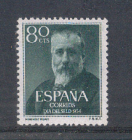 1954 - LBF/2788 - SPAGNA - GIORNATA FRANCOBOLLO