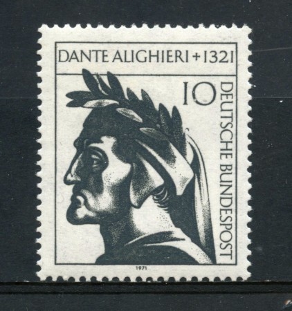 1971 - GERMANIA - DANTE ALIGHIERI - NUOVO - LOTTO/31050