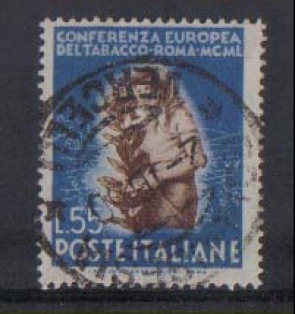 1950 - LOTTO/6111U - REPUBBLICA -  55 LIRE TABACCO USATO