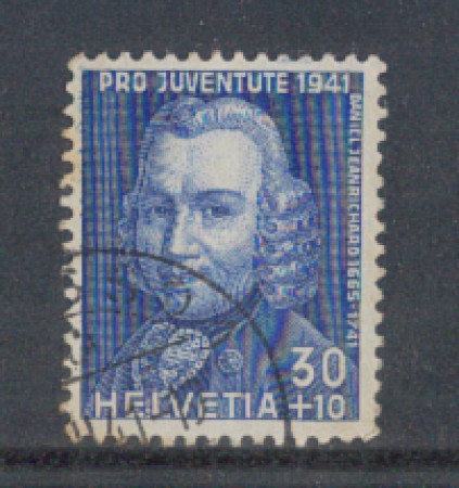 1941 - LOTTO/SVI374U -  SVIZZERA - 30+10c. PRO JUVENTUTE - USATO