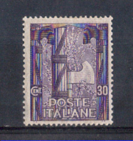 1923 - LOTTO/REG142L - REGNO - 30c. MARCIA SU ROMA T/L