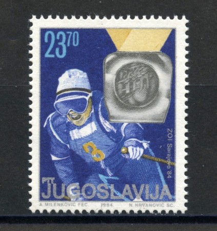 1984 - JUGOSLAVIA - LOTTO/38310 - I° MEDAGLIA OLIMPICA - NUOVO
