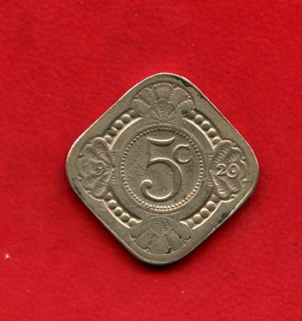 1929 - OLANDA - LOTTO/M47525 - 5 CENTESIMI  REGINA GUGLIELMINA I°