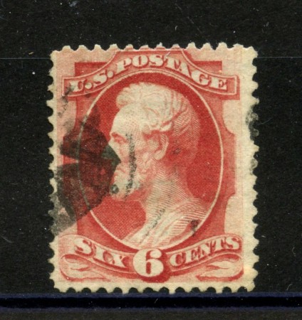 1870 - STATI UNITI - LOTTO/40837 - 6 CENT. CARMINIO A.LINCOLN - USATO