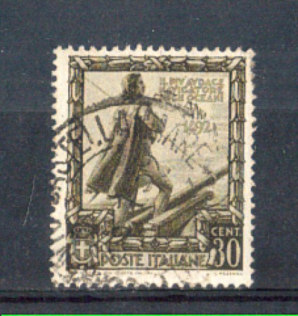 1938 - LOTTO/REG442U - REGNO - 30c. PROCLAMAZIONE IMPERO - USATO