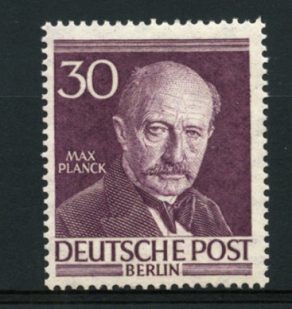 1952/53 - LOTTO/11939 - BERLINO - 30p. MAX PLANCK - NUOVO