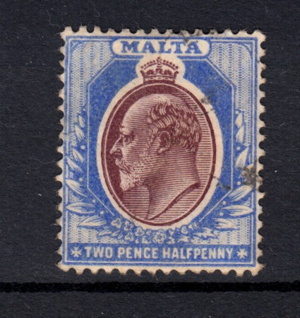 1903/04 - LOTTO/14449 - MALTA - 2,5p. RE EDOARDO - USATO